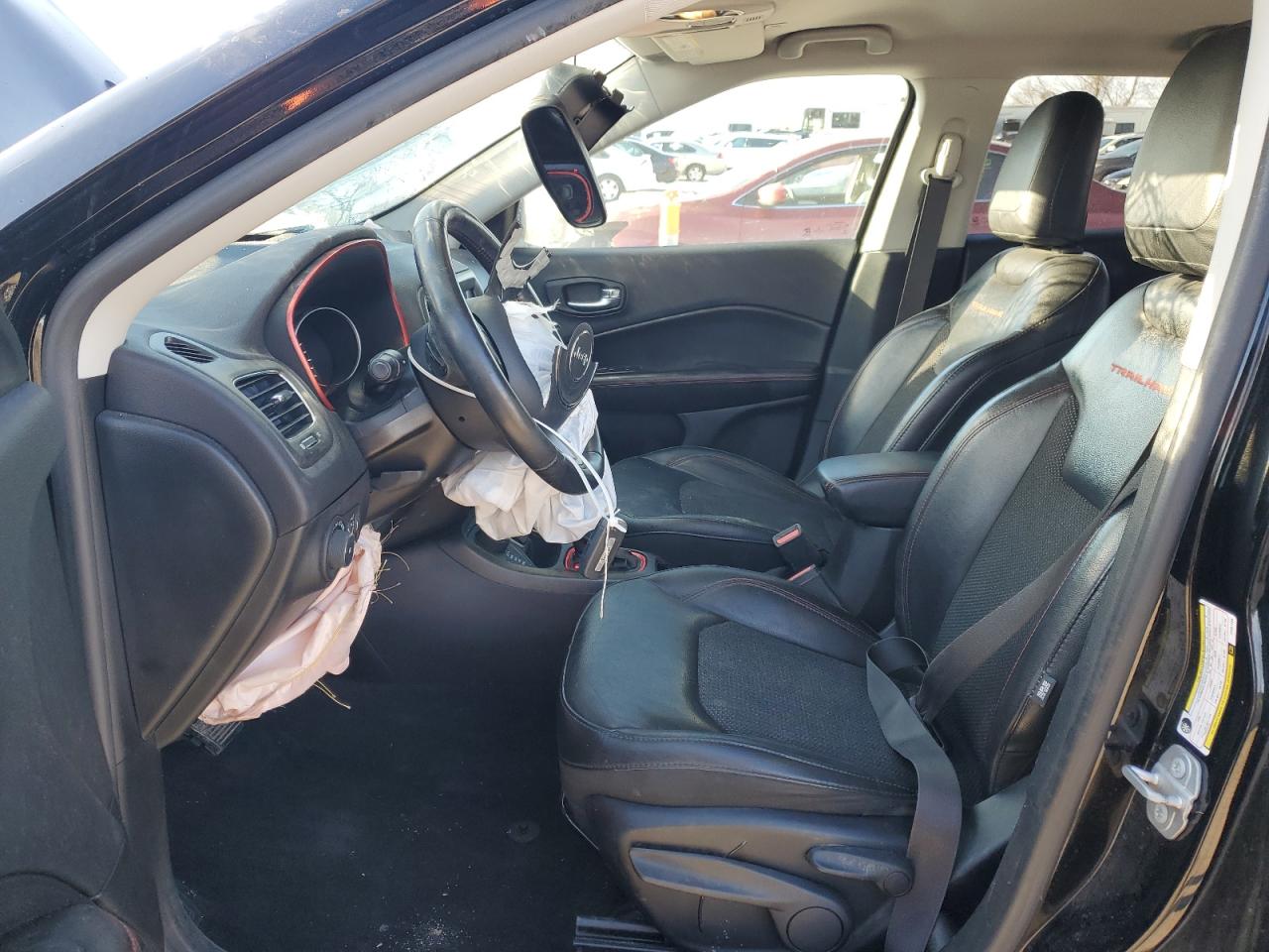2018 Jeep Compass VIN 3C4NJDDBXJT451124 Copart auction photo, front end damage thumbnail 7