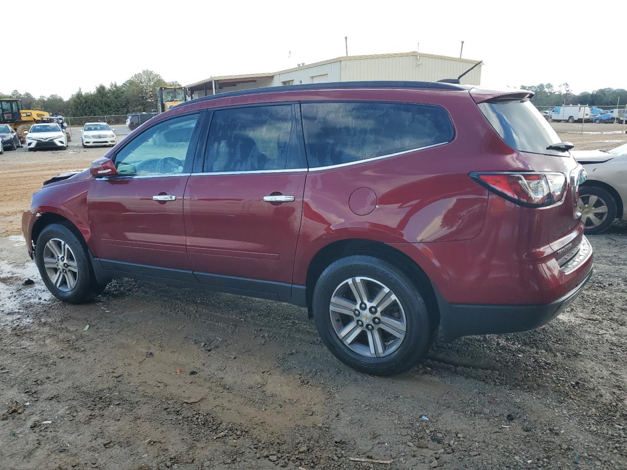 2017 Chevrolet Traverse VIN 1GNKRHKD7HJ332804 Copart auction photo, front end damage thumbnail 2