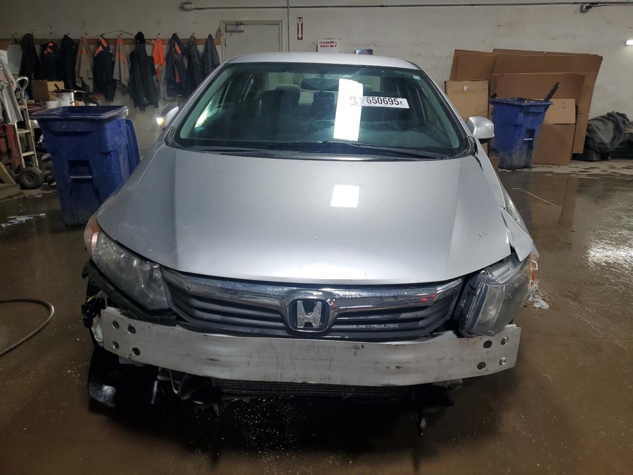 2012 Honda Civic VIN 19XFB2F55CE095668 Copart auction photo, front end / rear end damage thumbnail 5
