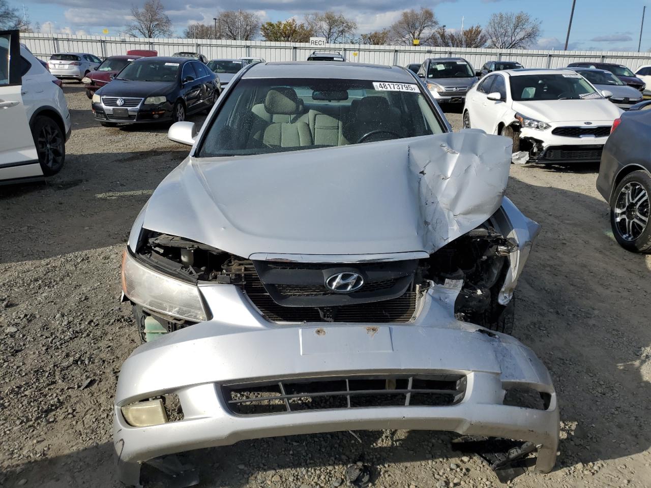 2006 Hyundai Sonata VIN 5NPEU46F96H105774 Copart auction photo, front end damage thumbnail 5