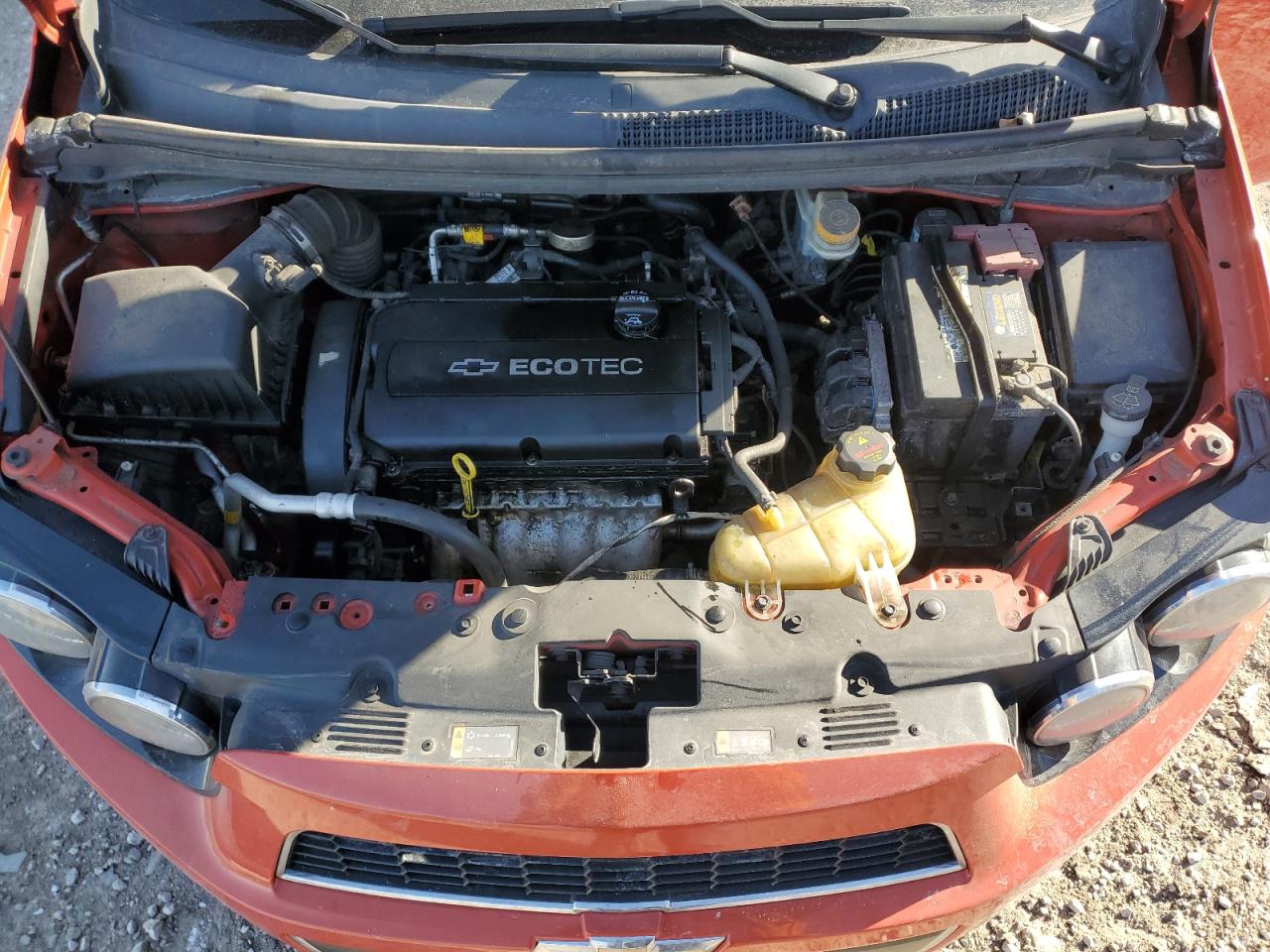 2013 Chevrolet Sonic VIN 1G1JC6SH7D4234242 Copart auction photo, minor dent/scratches damage thumbnail 11