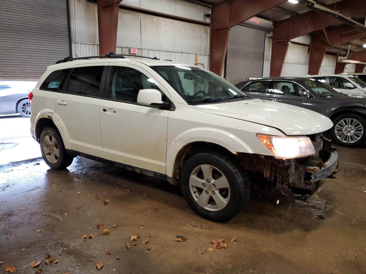 2012 Dodge Journey VIN 3C4PDCCG3CT288200 Copart auction photo, side / front end damage thumbnail 4