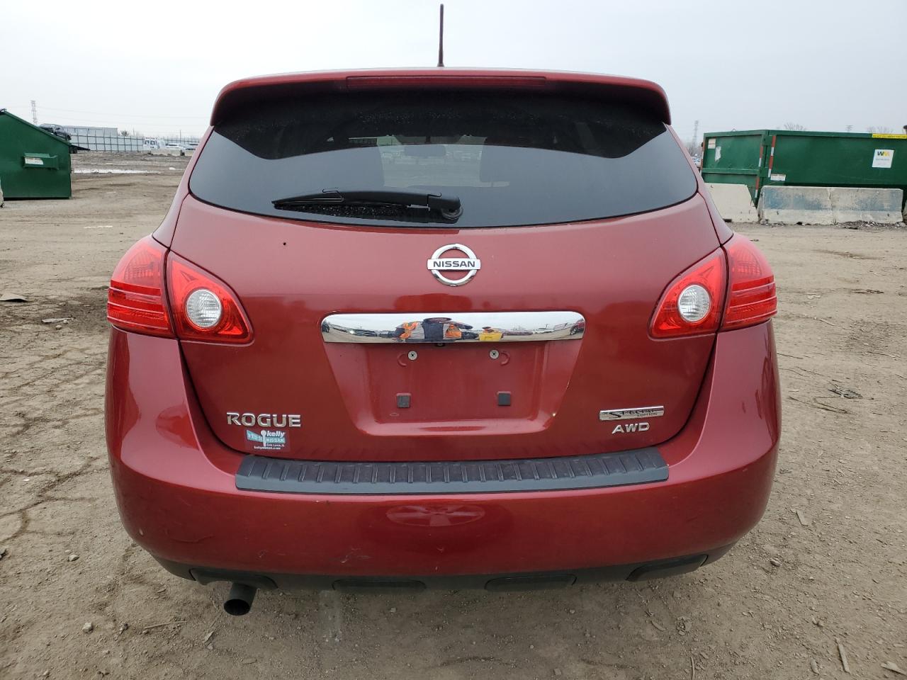 2013 Nissan Rogue VIN JN8AS5MV2DW150152 Copart auction photo, minor dent/scratches damage thumbnail 6