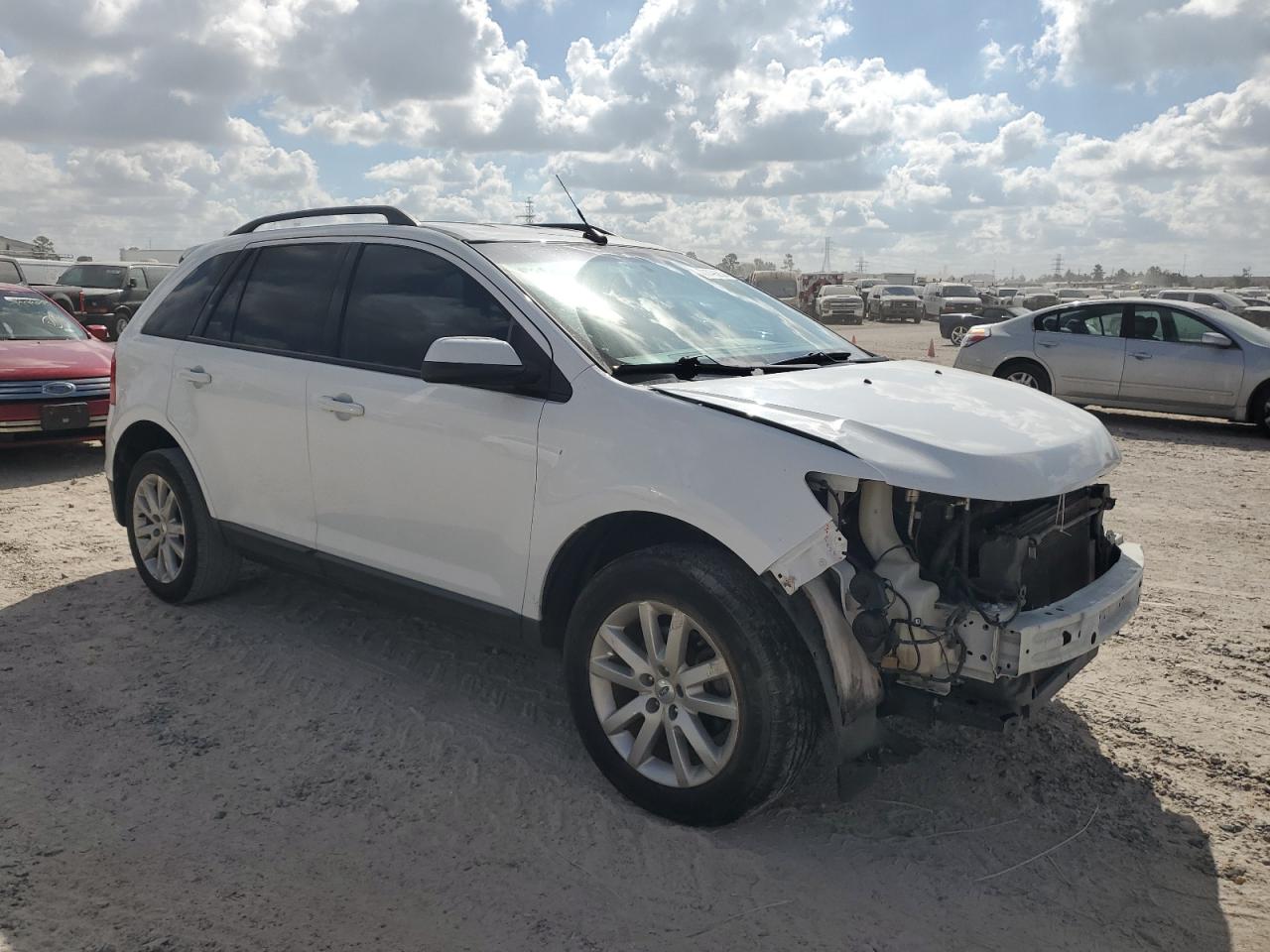 2014 Ford Edge VIN 2FMDK3JC8EBB38232 Copart auction photo, front end damage thumbnail 4