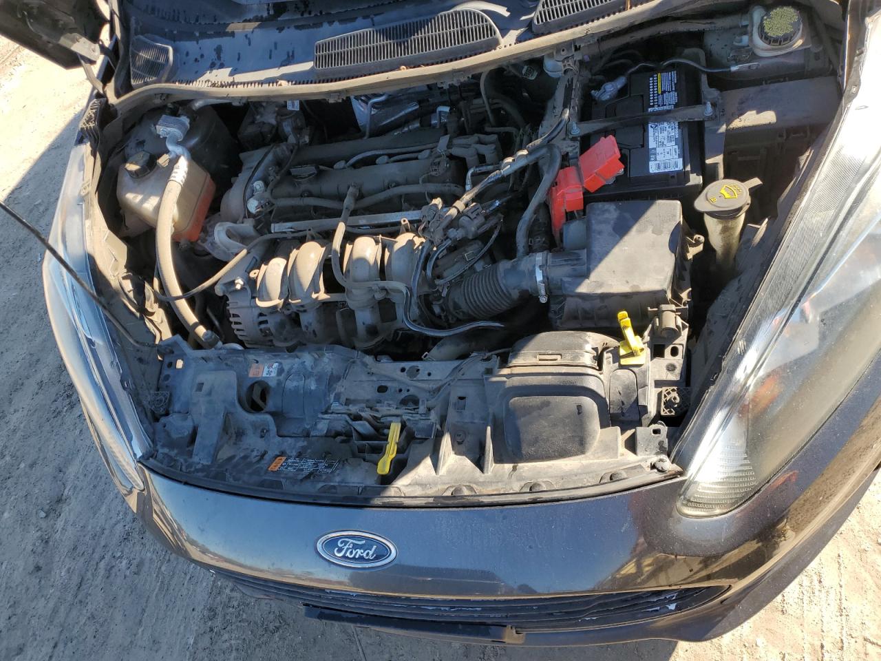 2018 Ford Fiesta VIN 3FADP4EJ8JM136242 Copart auction photo, side / rear end damage thumbnail 14