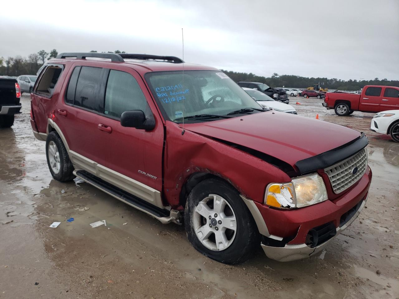 2005 Ford Explorer VIN 1FMZU64K95UA84552 Copart auction photo, rear end / front end damage thumbnail 4