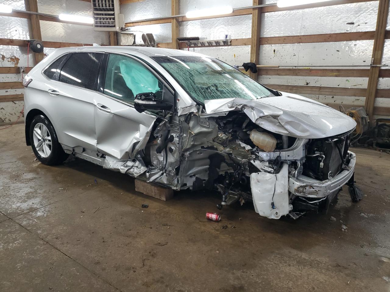 2017 Ford Edge VIN 2FMPK3J94HBC67378 Copart auction photo, side / front end damage thumbnail 4