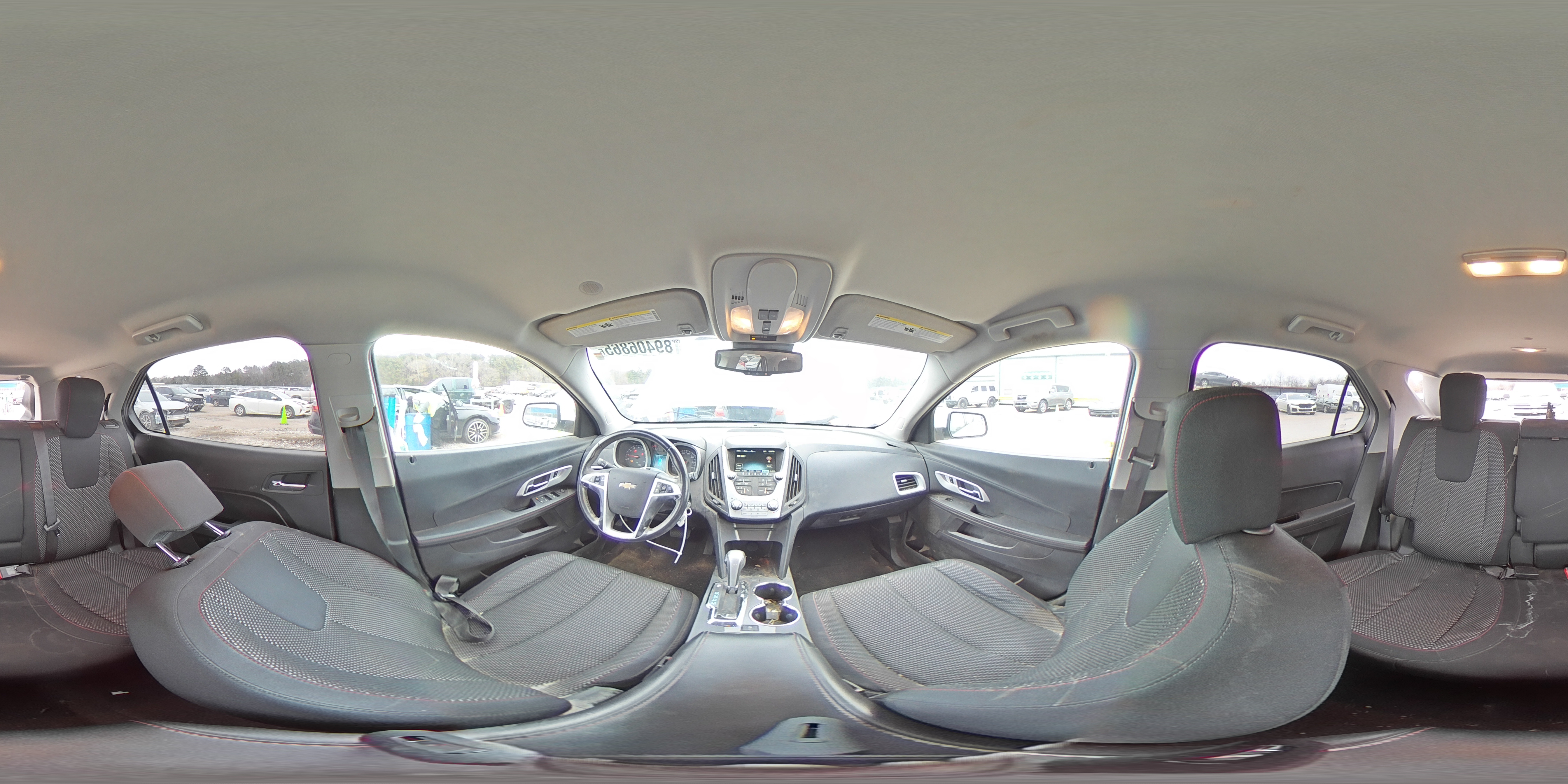 2015 Chevrolet Equinox VIN 2GNALBEK2F6381276 Copart auction photo, all over damage thumbnail 13