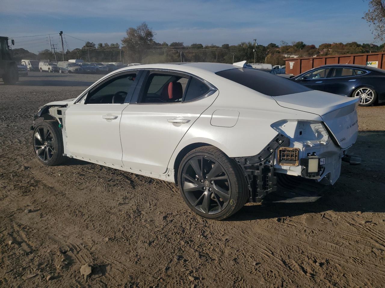 2023 Genesis G70 VIN KMTG34TA1PU134120 Copart auction photo, all over damage thumbnail 2