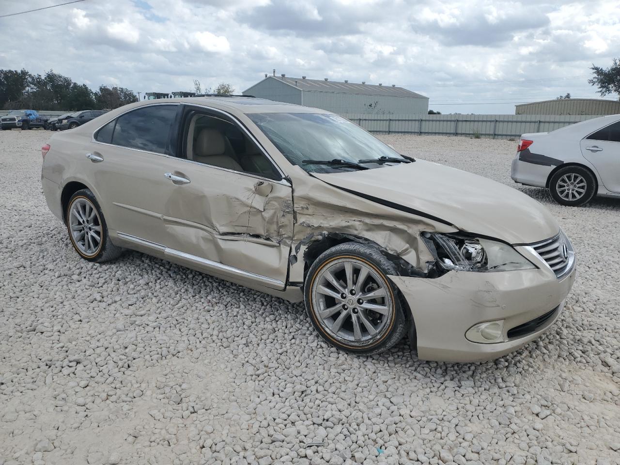 2012 Lexus ES VIN JTHBK1EG7C2504549 Copart auction photo, front end / side damage thumbnail 4