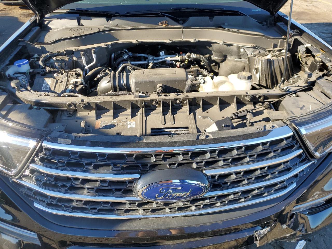 2023 Ford Explorer VIN 1FMSK8DH0PGC37103 Copart auction photo, front end damage thumbnail 12