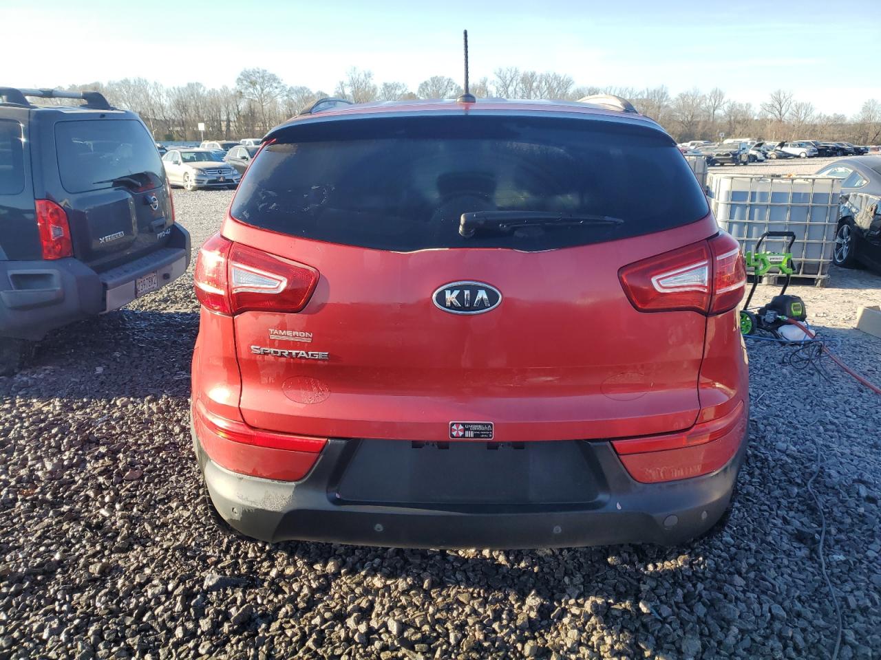 2011 KIA Sportage VIN KNDPB3A24B7163223 Copart auction photo, front end damage thumbnail 6