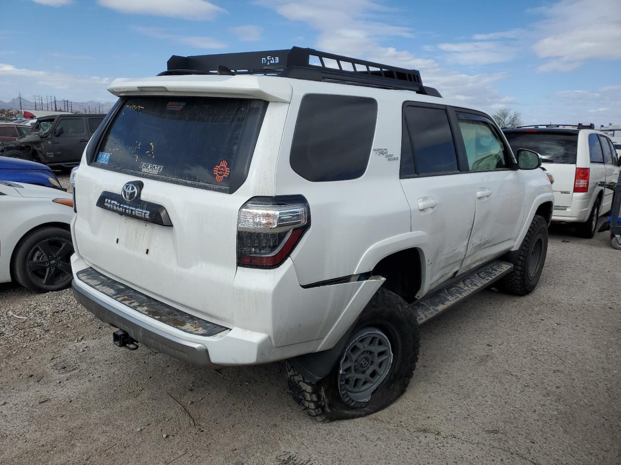 2022 Toyota 4Runner VIN JTEPU5JR1N6016088 Copart auction photo, rollover / mechanical damage thumbnail 3