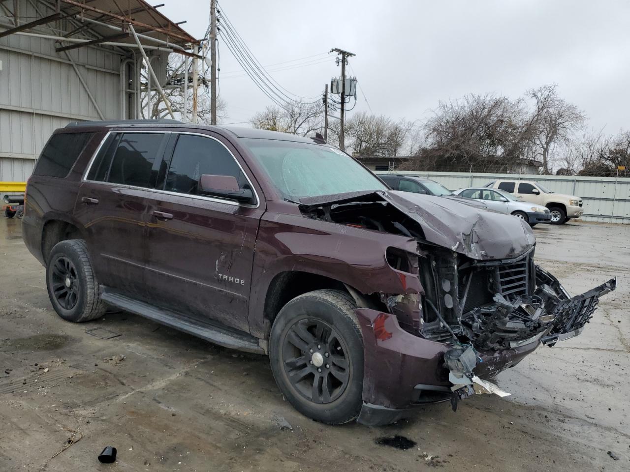 2017 Chevrolet Tahoe VIN 1GNSCAKC6HR259734 Copart auction photo, frame damage / front end damage thumbnail 4