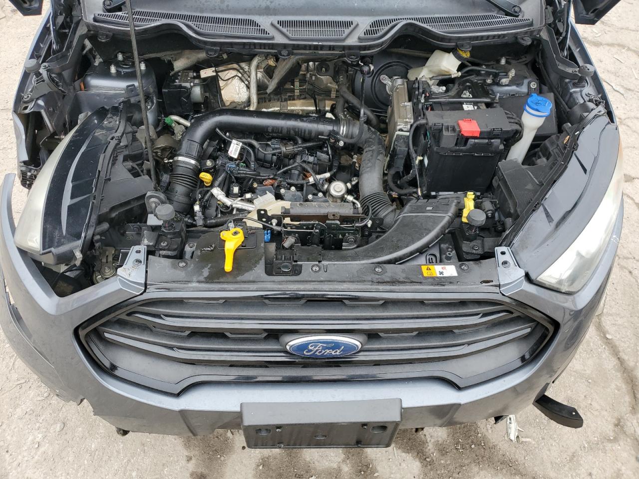 2018 Ford EcoSport VIN MAJ3P1RE9JC163331 Copart auction photo, all over / undercarriage damage thumbnail 12