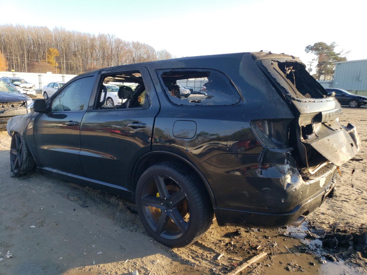 2012 Dodge Durango VIN 1C4SDJCT2CC322635 Copart auction photo, burn damage thumbnail 2