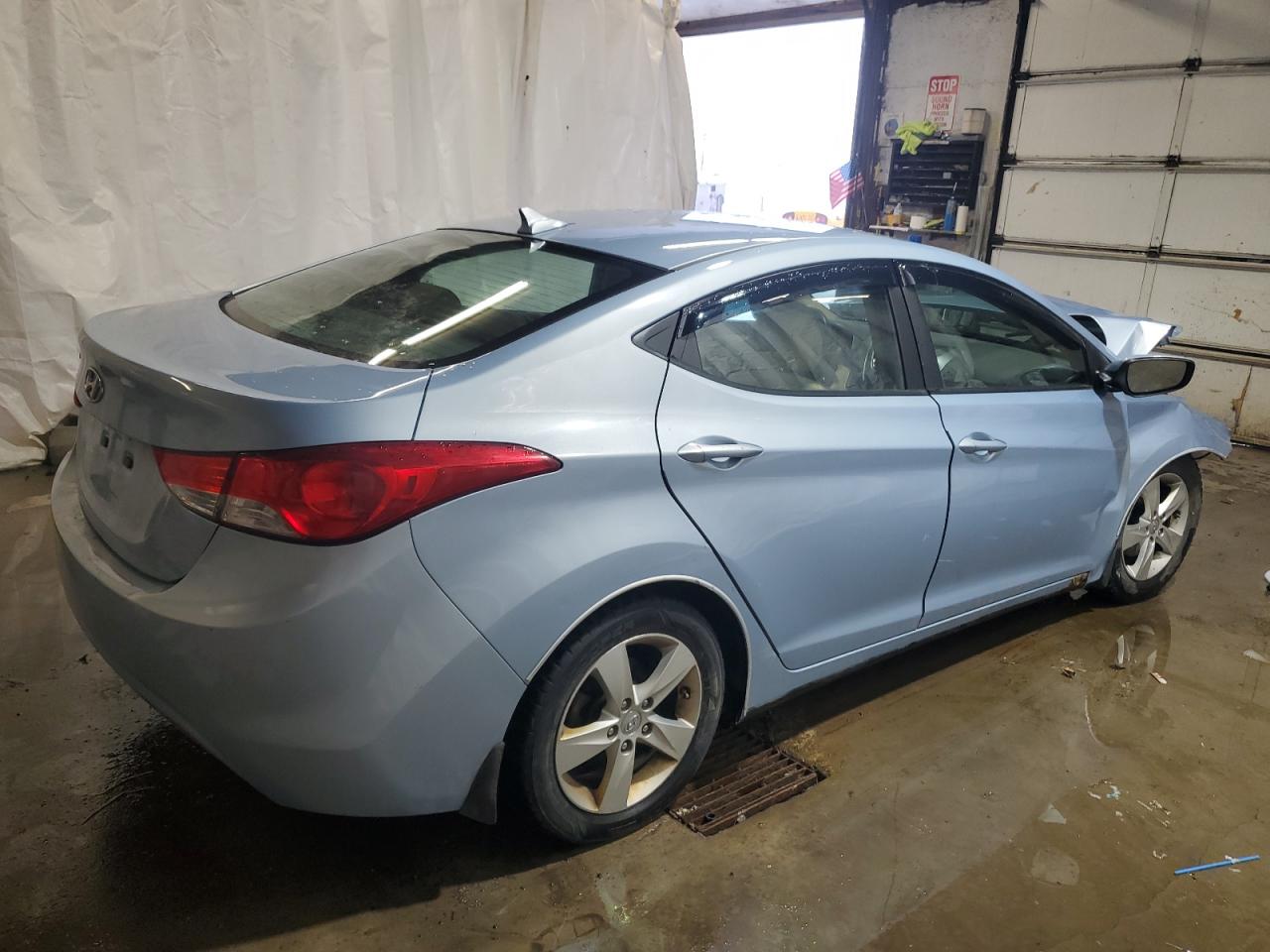 2013 Hyundai Elantra VIN KMHDH4AE9DU506917 Copart auction photo, front end damage thumbnail 3