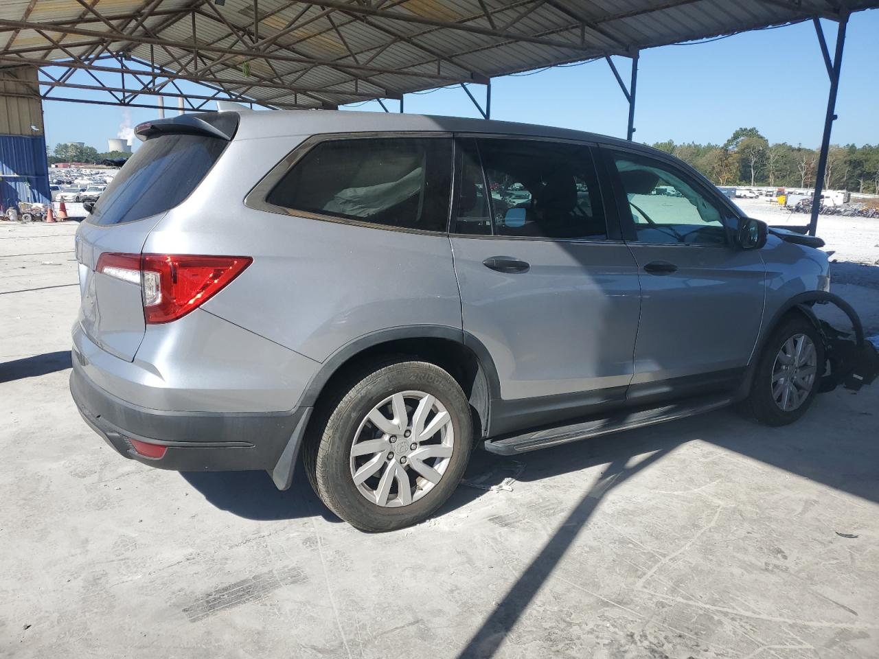 2019 Honda Pilot VIN 5FNYF5H14KB022292 Copart auction photo, front end damage thumbnail 3
