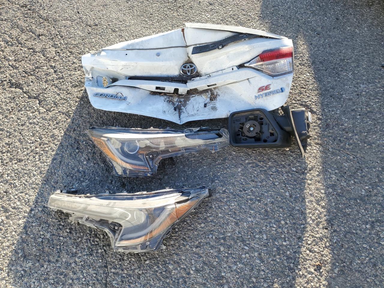 2022 Toyota Corolla VIN JTDS4MCE4N3503323 Copart auction photo, all over damage thumbnail 14
