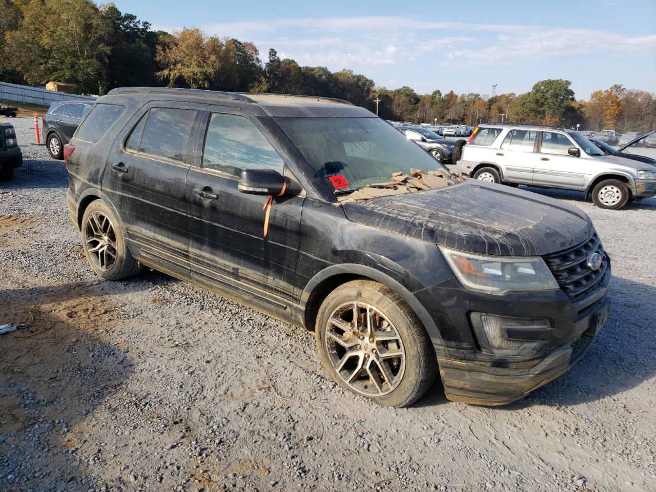 2016 Ford Explorer VIN 1FM5K8GTXGGB09349 Copart auction photo, water/flood damage thumbnail 4