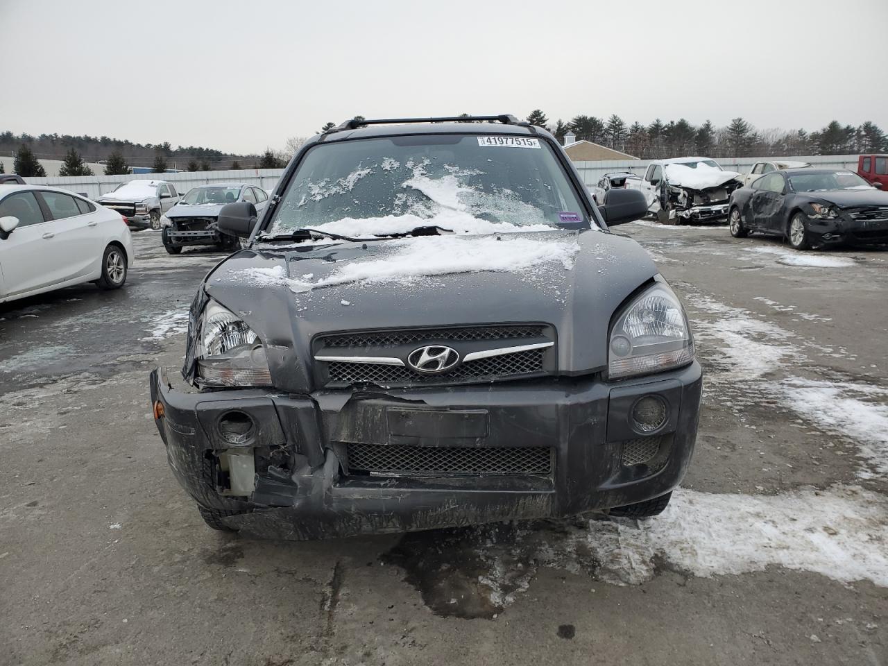 2009 Hyundai Tucson VIN KM8JM12B29U969832 Copart auction photo, front end damage thumbnail 5