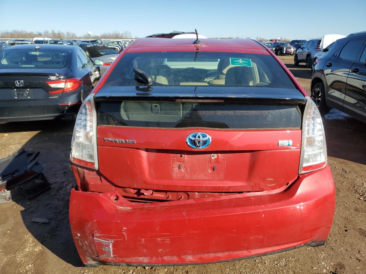 2010 Toyota Prius VIN JTDKN3DU6A0066711 Copart auction photo, front end / minor dent/scratches damage thumbnail 6