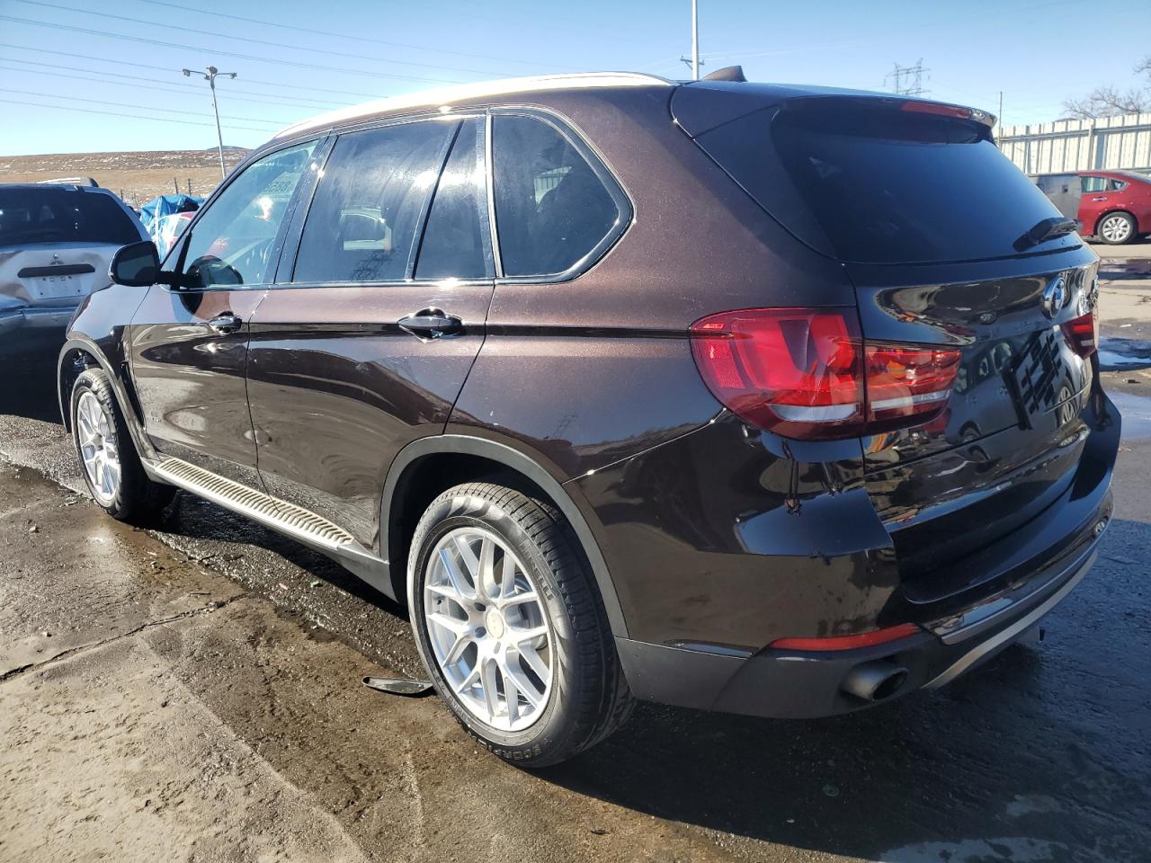 2015 BMW X5 VIN 5UXKR0C54F0P08233 Copart auction photo, front end / side damage thumbnail 2
