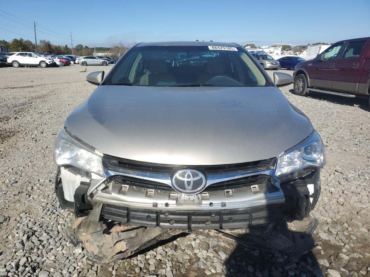 2017 Toyota Camry VIN 4T1BF1FK7HU369105 Copart auction photo, front end damage thumbnail 5