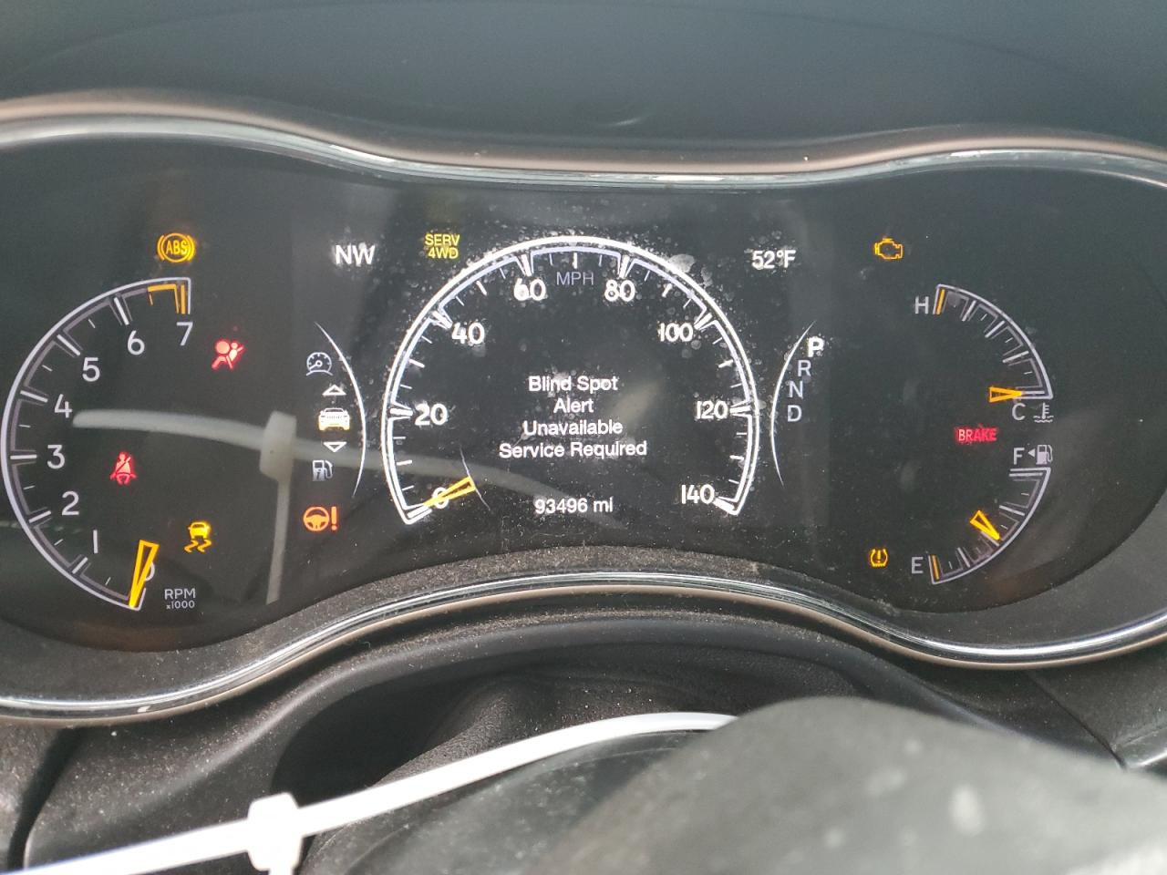 2017 Jeep Grand Cherokee VIN 1C4RJFBG7HC863955 Copart auction photo, front end damage thumbnail 9