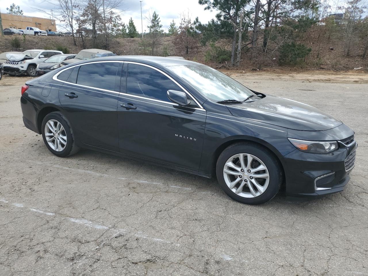 2017 Chevrolet Malibu VIN 1G1ZE5STXHF150471 Copart auction photo, side / front end damage thumbnail 4