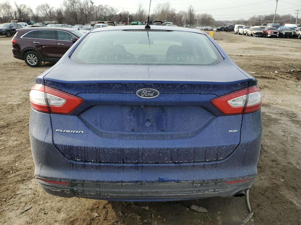 2016 Ford Fusion VIN 3FA6P0H78GR348524 Copart auction photo, side / front end damage thumbnail 6