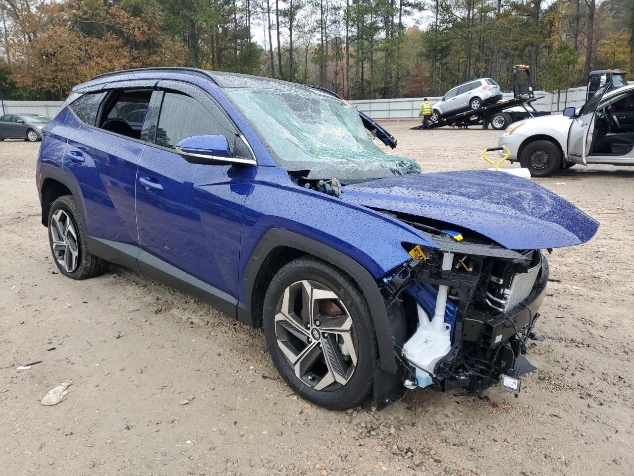 2024 Hyundai Tucson VIN 5NMJECDE9RH355694 Copart auction photo, all over damage thumbnail 4