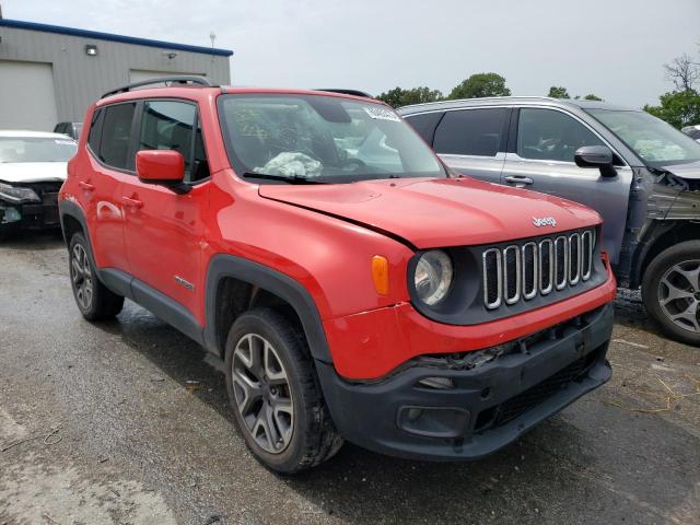 2016 Jeep Renegade VIN ZACCJBBT3GPD37750 Copart auction photo, front end damage thumbnail 4