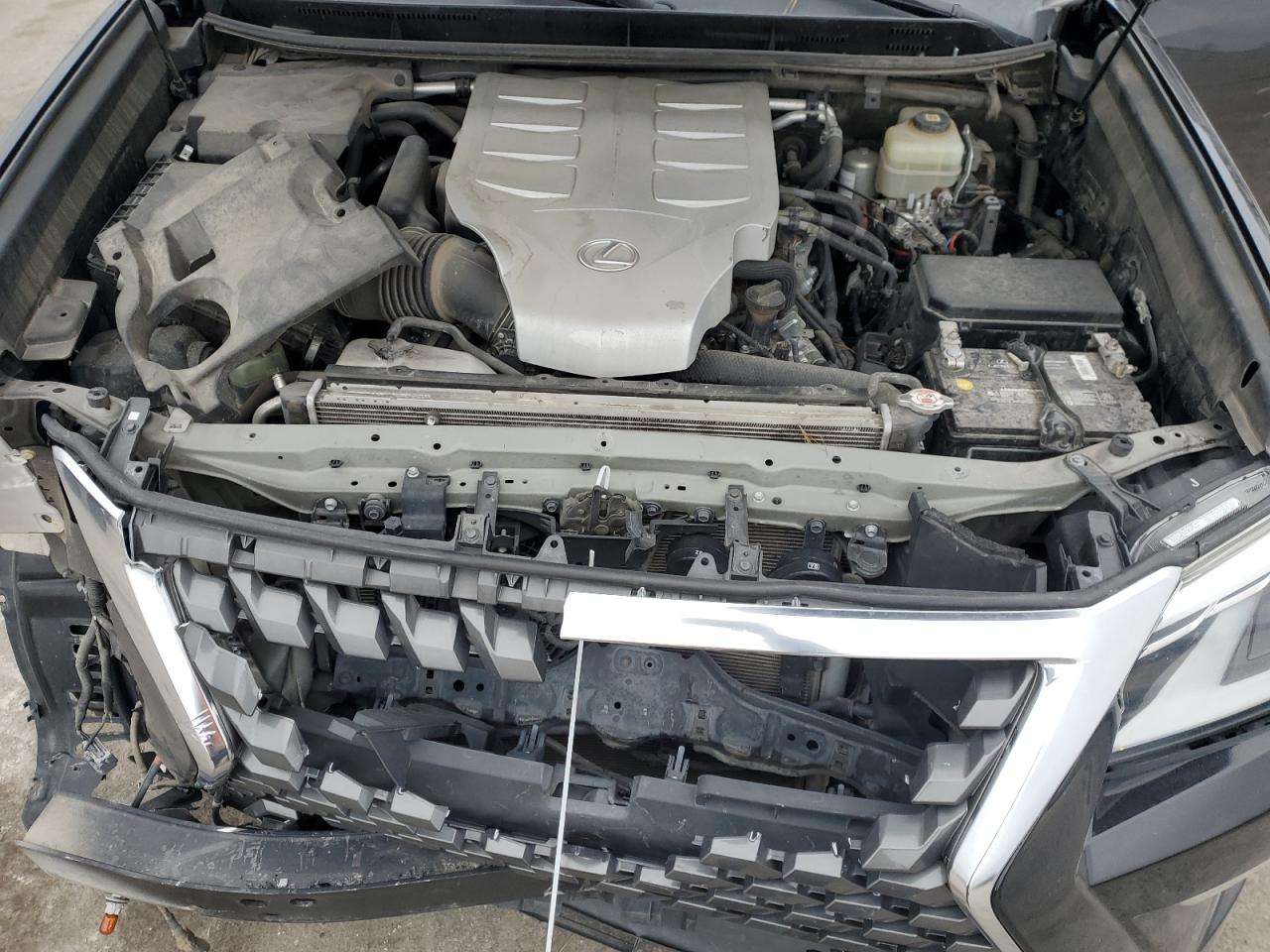 2021 Lexus GX VIN JTJAM7BX8M5268375 Copart auction photo, front end damage thumbnail 12