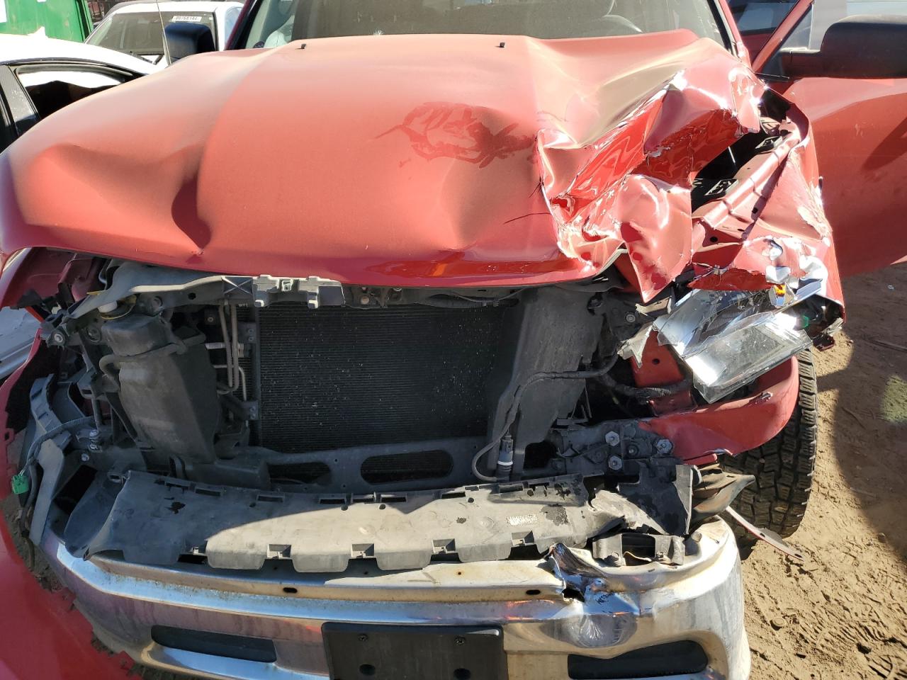 2013 RAM 1500 VIN 1C6RR7GTXDS609670 Copart auction photo, front end / side damage thumbnail 12