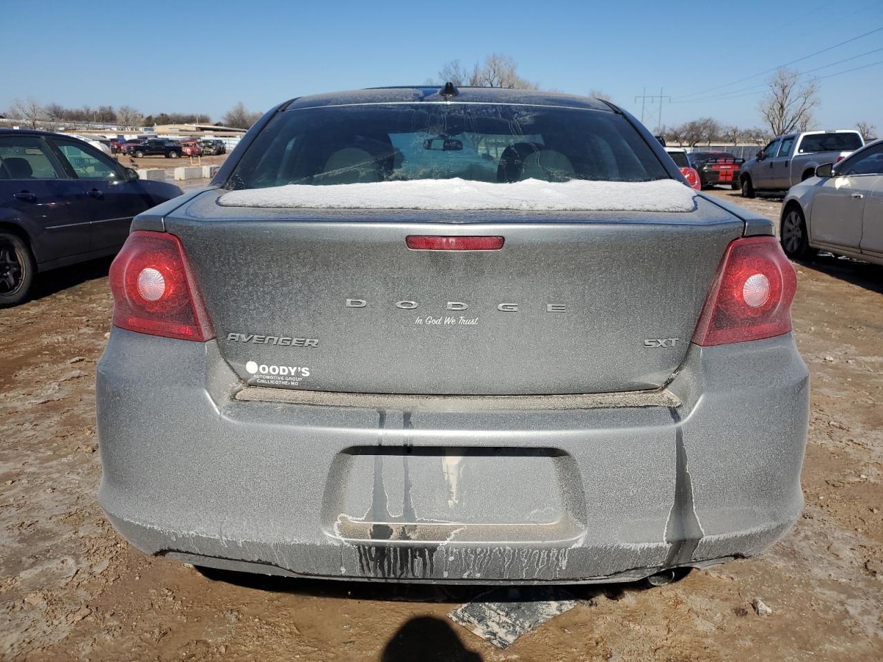 2013 Dodge Avenger VIN 1C3CDZCB8DN663736 Copart auction photo, mechanical / minor dent/scratches damage thumbnail 6