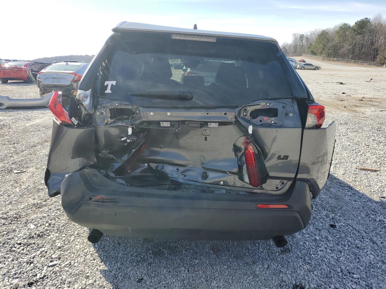 2022 Toyota RAV 4 VIN 2T3H1RFV4NC187237 Copart auction photo, rear end / minor dent/scratches damage thumbnail 6