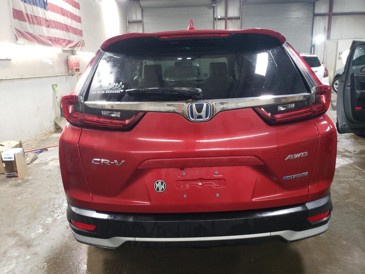2020 Honda CR-V VIN 7FART6H86LE005323 Copart auction photo, side / rear end damage thumbnail 6