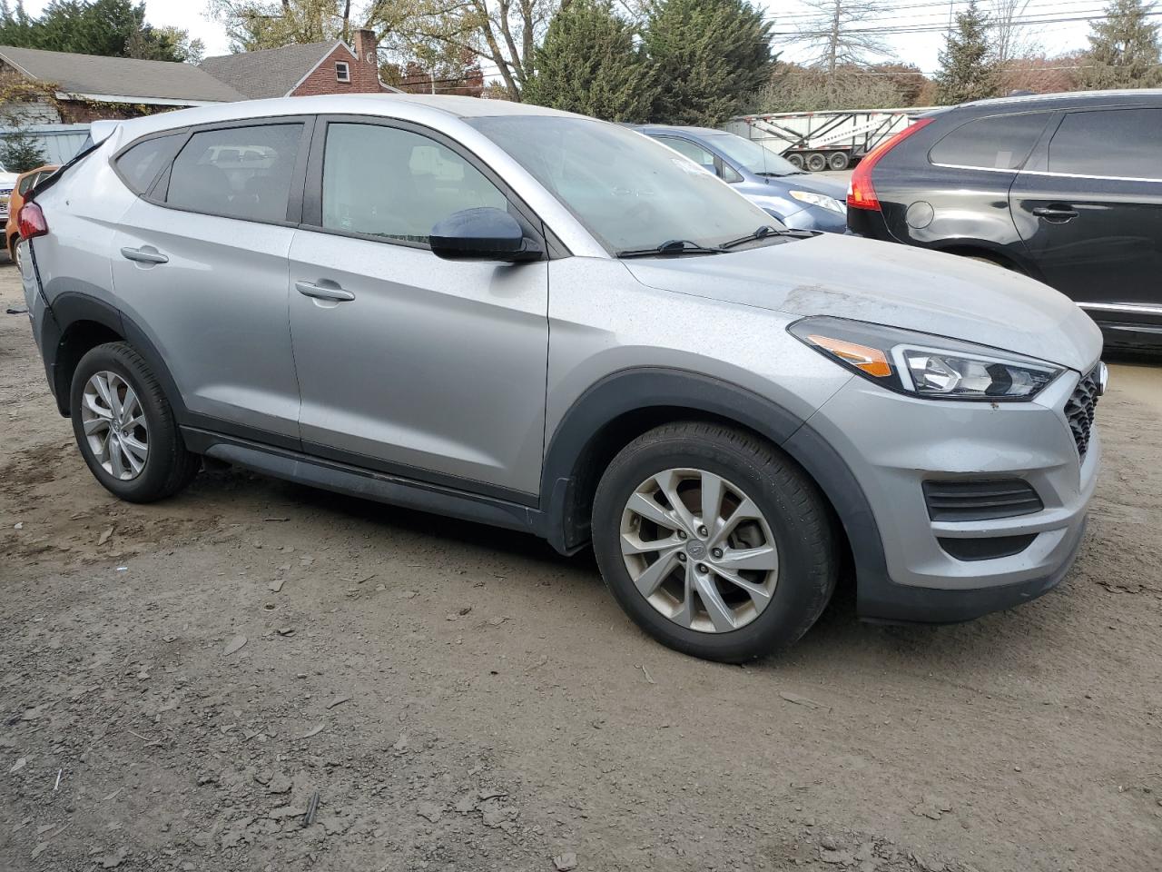 2020 Hyundai Tucson VIN KM8J23A41LU083268 Copart auction photo, rear end / side damage thumbnail 4