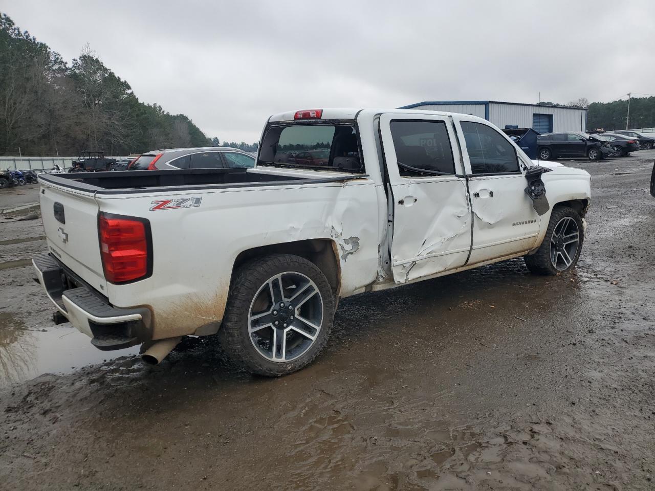 2016 Chevrolet Silverado VIN 3GCUKREC6GG132656 Copart auction photo, all over damage thumbnail 3