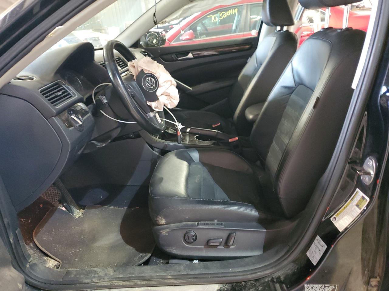2014 Volkswagen Passat VIN 1VWCN7A33EC049423 Copart auction photo, front end / undercarriage damage thumbnail 7