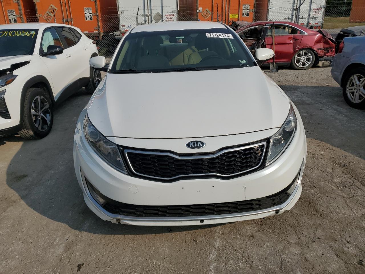 2013 KIA Optima VIN KNAGM4AD8D5039629 Copart auction photo, mechanical damage thumbnail 5