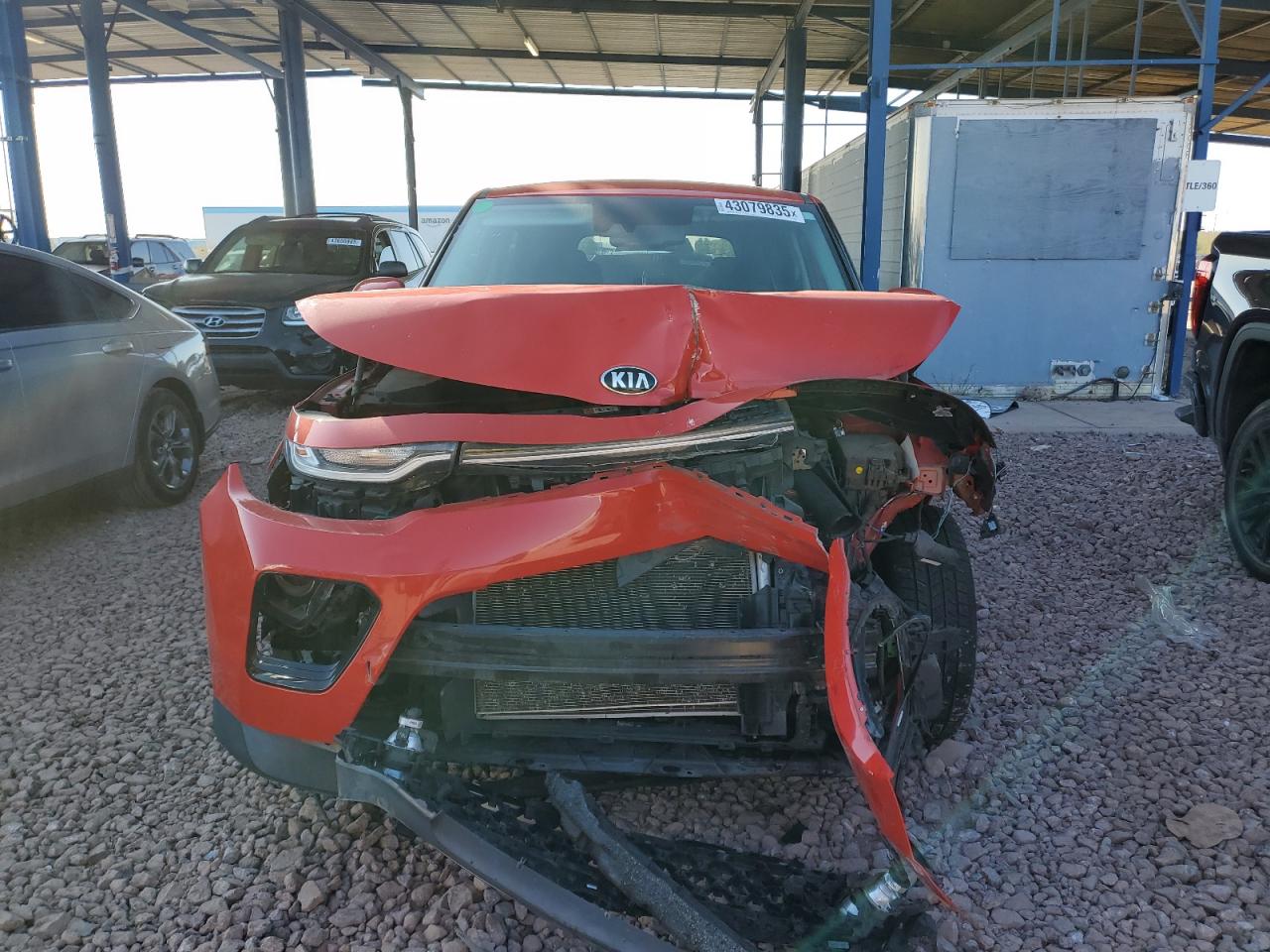 2020 KIA Soul VIN KNDJ33AU1L7065093 Copart auction photo, front end damage thumbnail 5