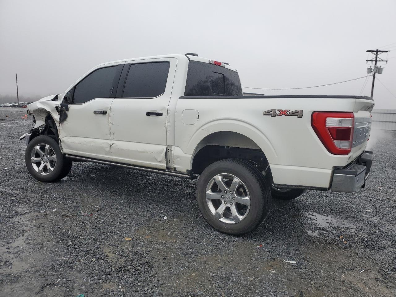 2021 Ford F-150 VIN 1FTFW1E81MFB76605 Copart auction photo, front end / side damage thumbnail 2