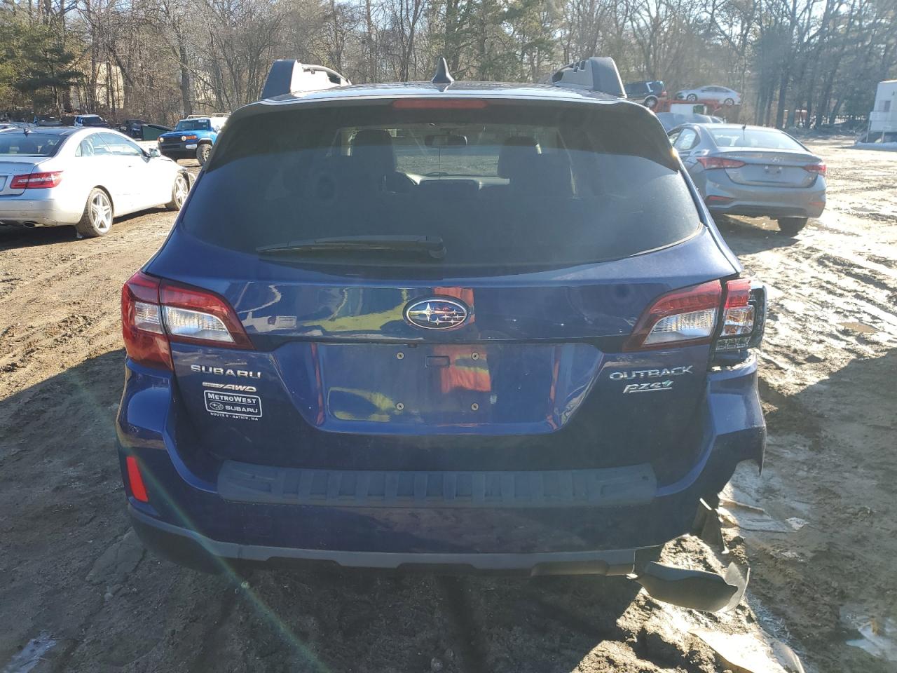 2016 Subaru Outback VIN 4S4BSANC3G3330053 Copart auction photo, rear end / undercarriage damage thumbnail 6