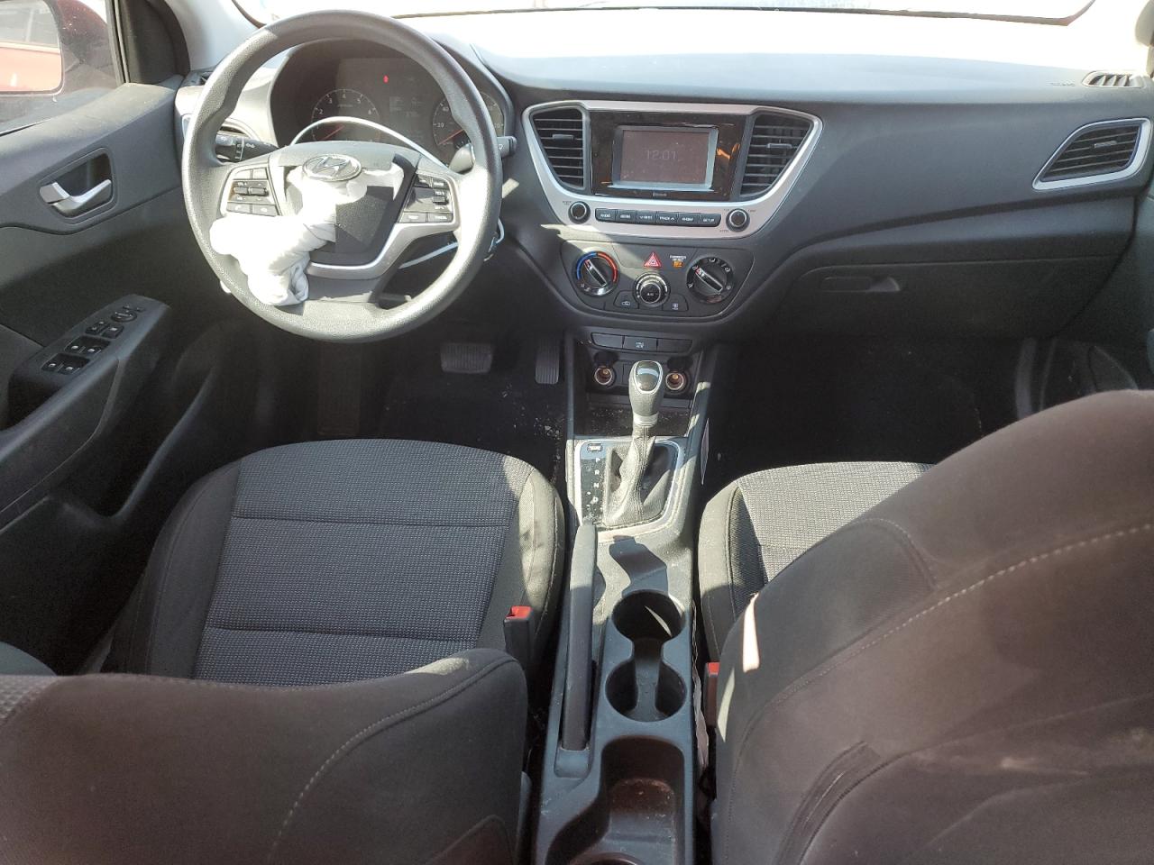 2021 Hyundai Accent VIN 3KPC24A69ME141390 Copart auction photo, front end damage thumbnail 8