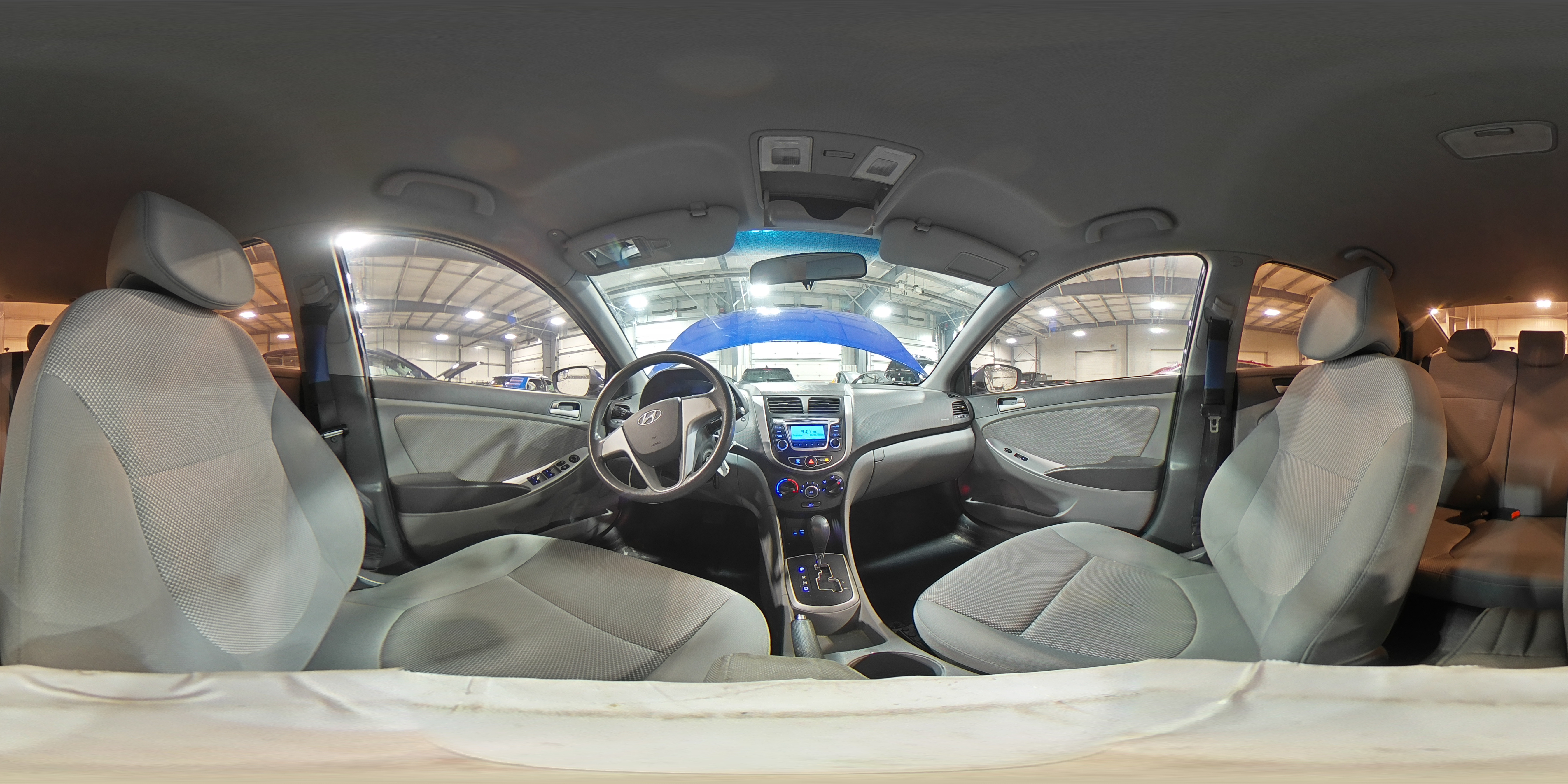 2014 Hyundai Accent VIN KMHCT4AE4EU699652 Copart auction photo, front end / side damage thumbnail 15