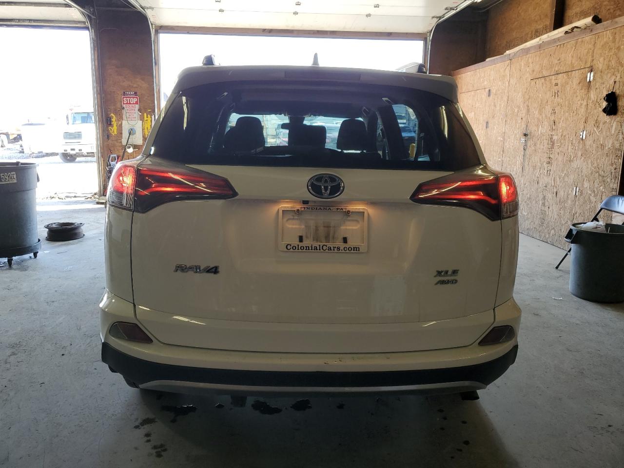 2017 Toyota RAV 4 VIN JTMRFREV0HD212108 Copart auction photo, front end / side damage thumbnail 6