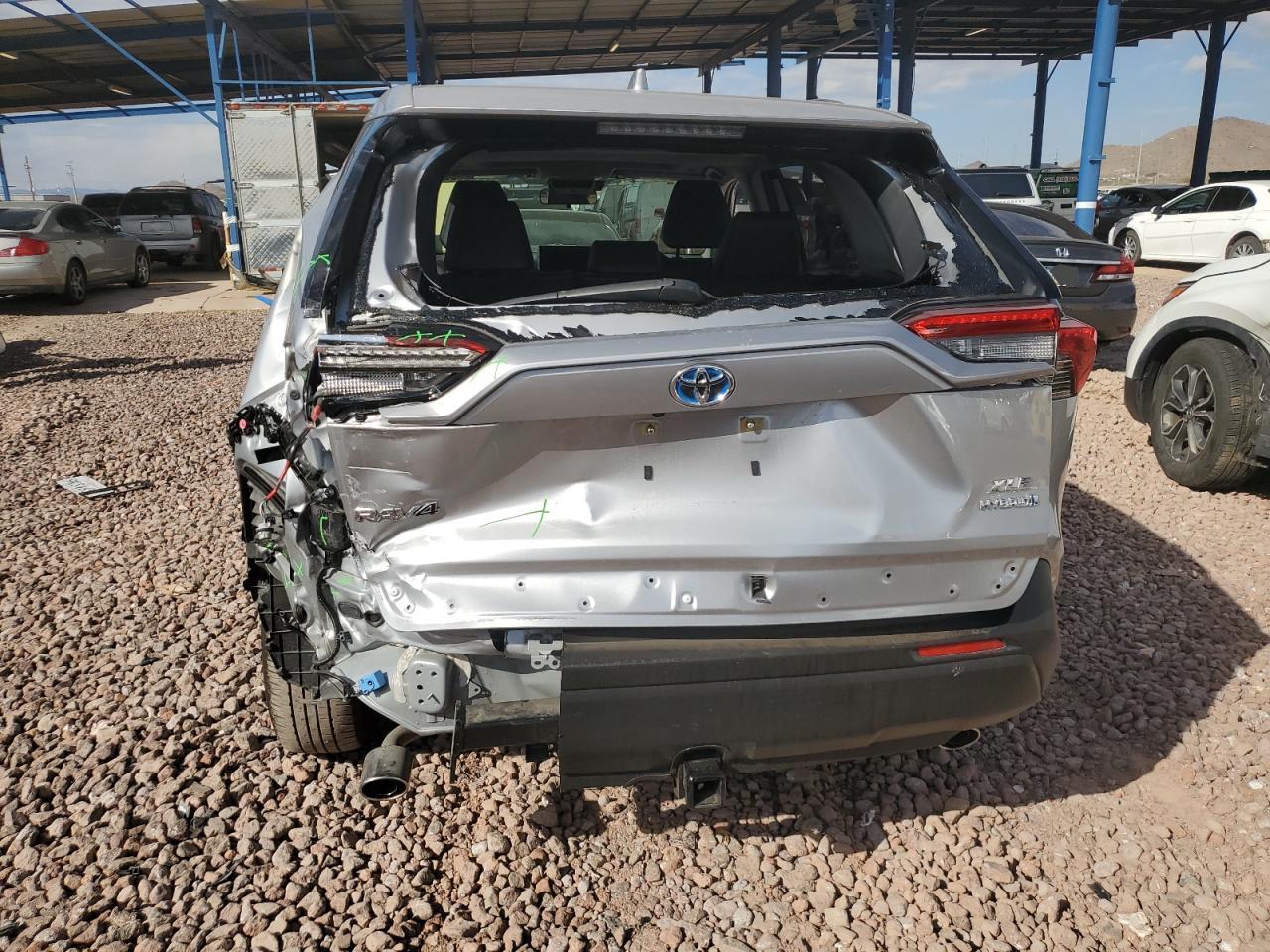 2024 Toyota RAV 4 VIN JTMB6RFV7RJ044969 Copart auction photo, rear end damage thumbnail 6