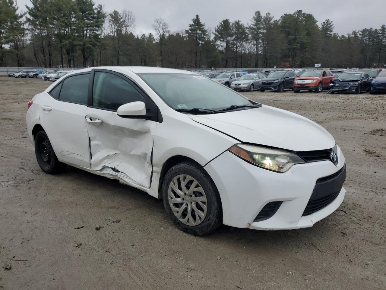 2014 Toyota Corolla VIN 2T1BURHE0EC148504 Copart auction photo, side / minor dent/scratches damage thumbnail 4